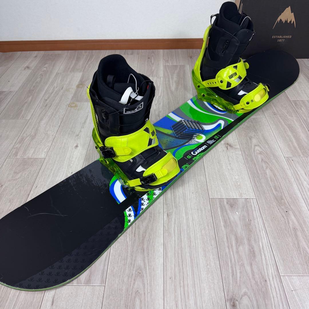 専用BURTON CUSTOM 151cm スノーボード 三点セット