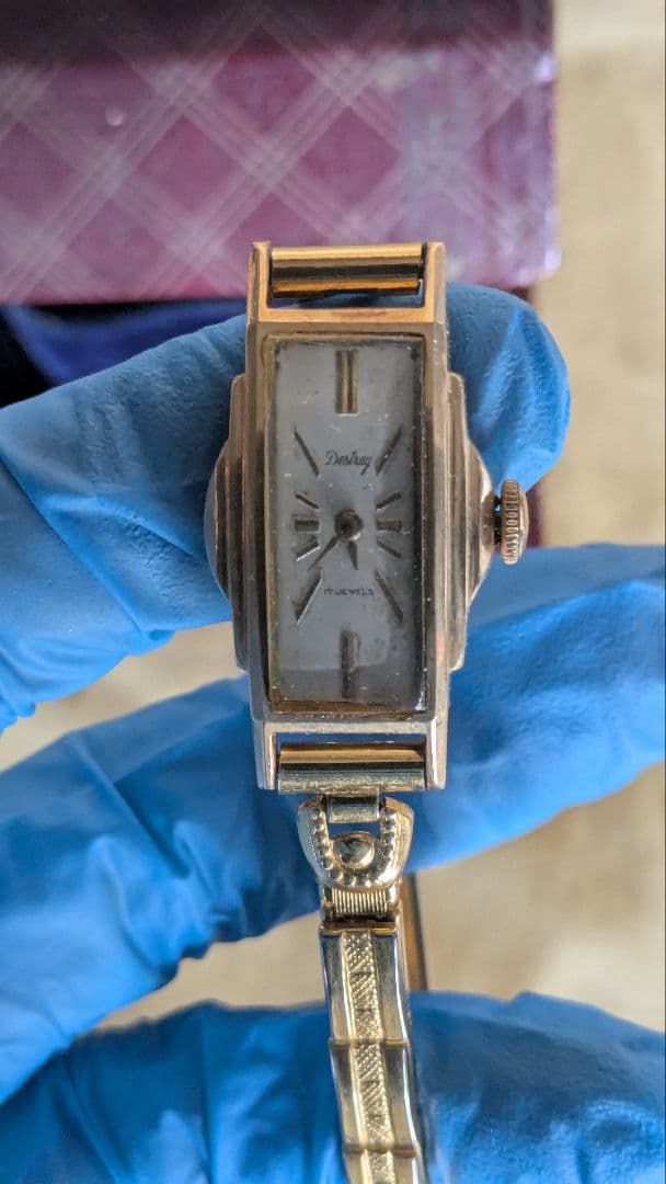 超希少品　Destray SEIKO K18 手巻き 不動 レディース 腕時計