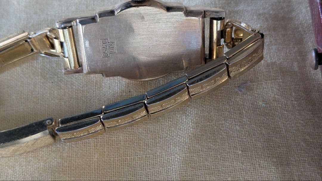 超希少品　Destray SEIKO K18 手巻き 不動 レディース 腕時計