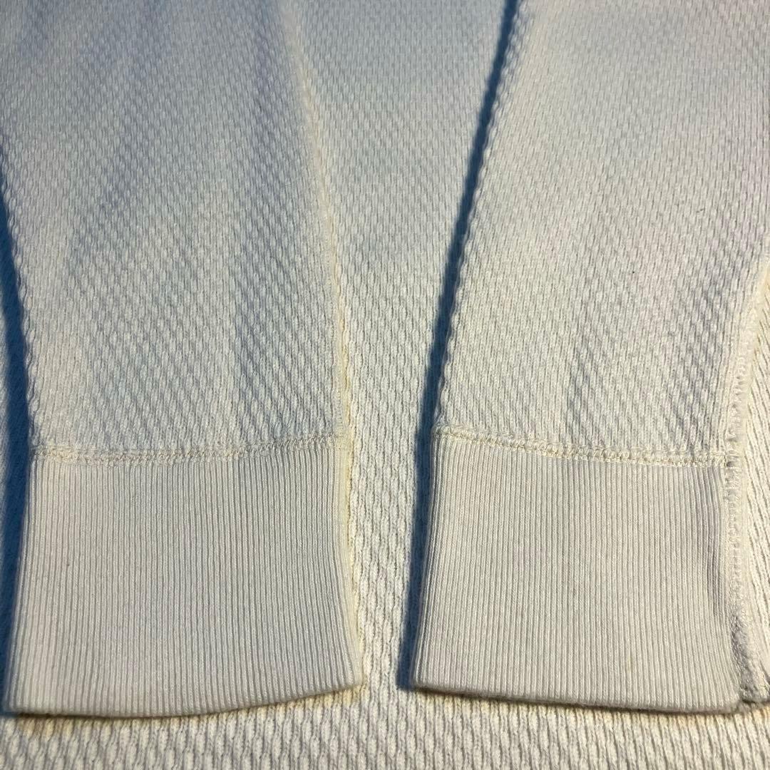 リアルマッコイズ　ミリタリーサーマルシャツ　アイボリー　Mサイズ　美品