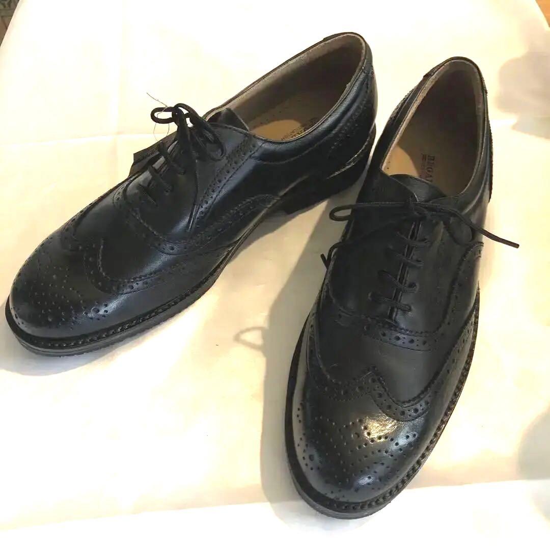 新品未使用 REGAL 25.5cm リーガルウォーカー革 ウィングチップ 黒