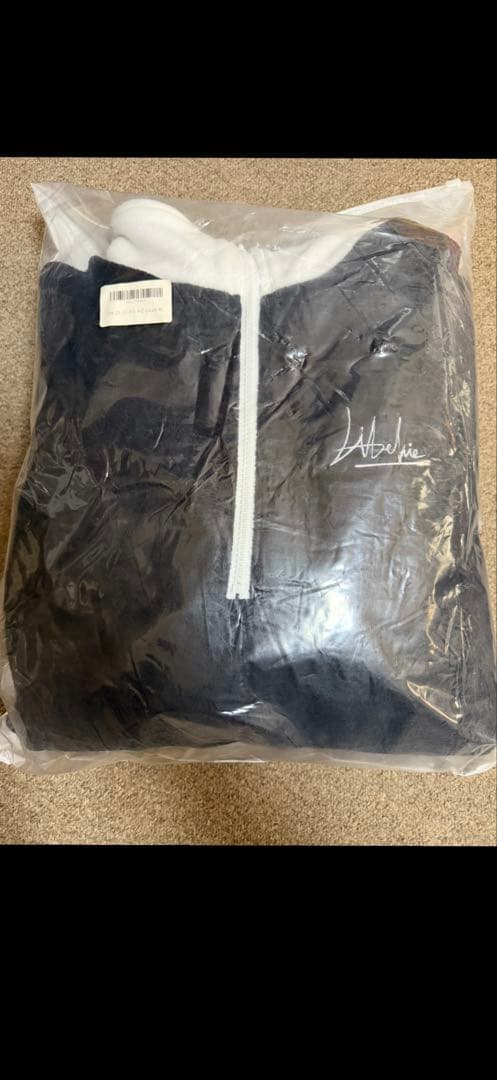 【24-25】libeliceフリース　プルオーバーXL ブラック&ホワイト