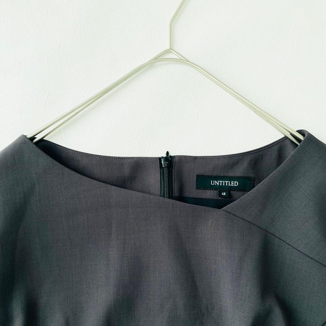 2690A美品アンタイトル　アシメネックワンピース 定価2.6万円