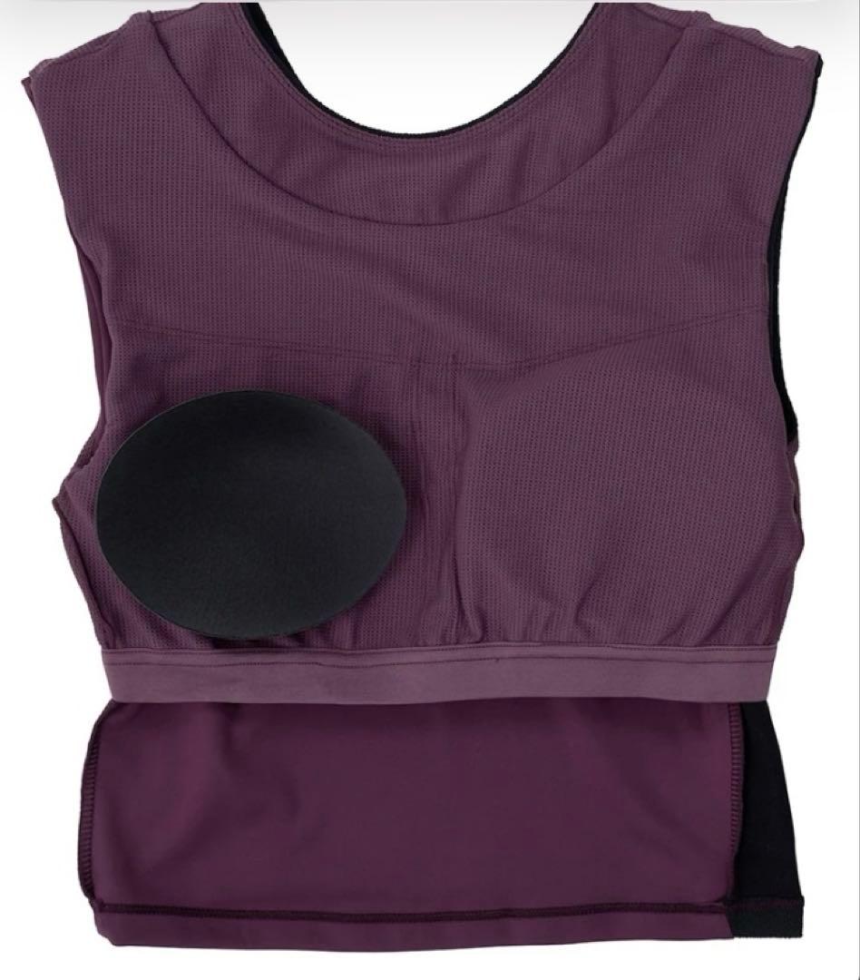 新品未開封【SUKALA】バイカラーショートタンクトップ(S/ワイン)