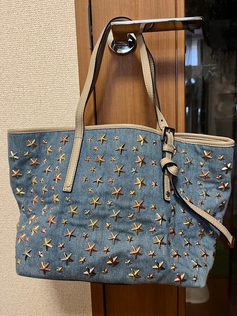 ジミーチュウデニムトートバッグ