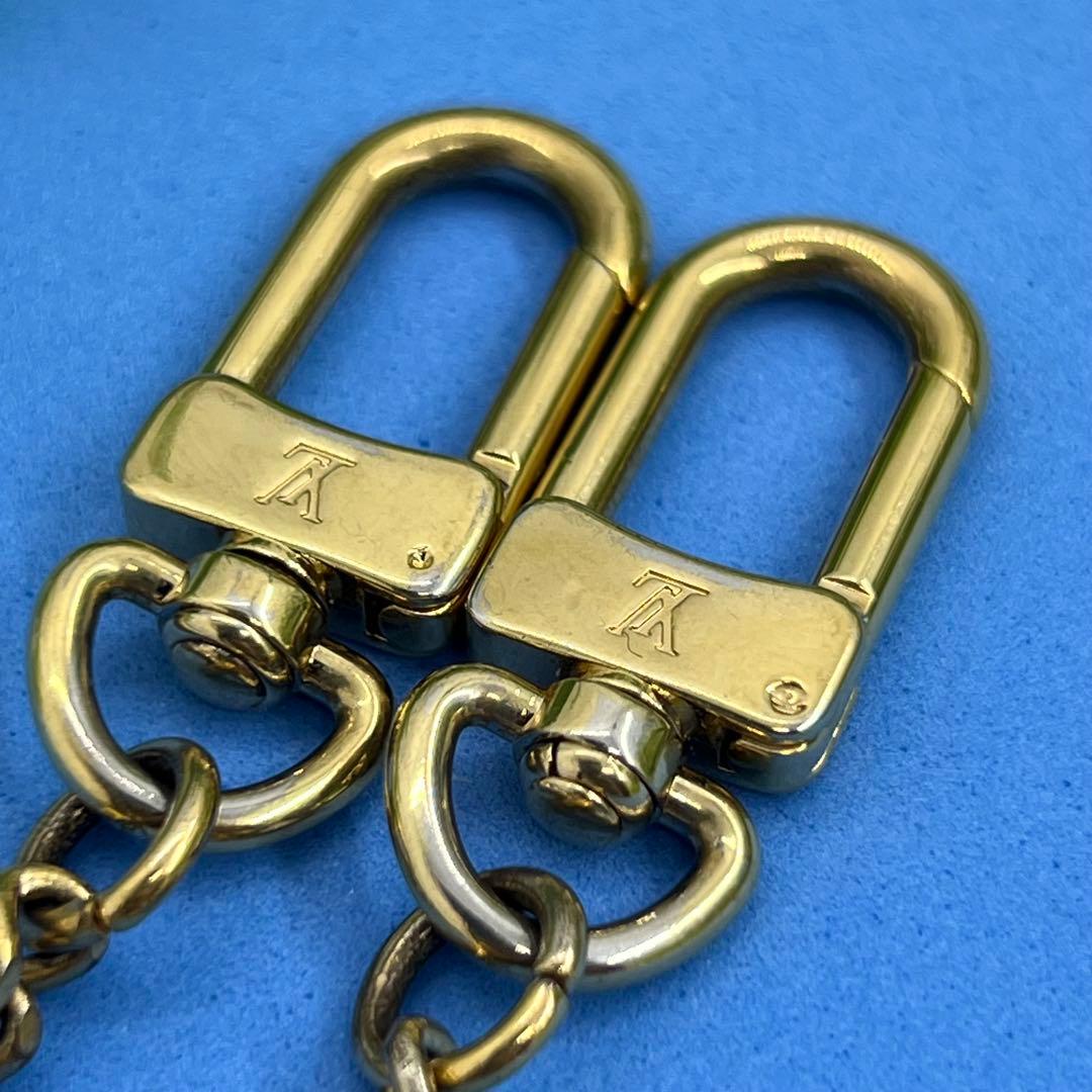 ルイ ヴィトン ウォレットチェーン ゴールド キーホルダー 053050