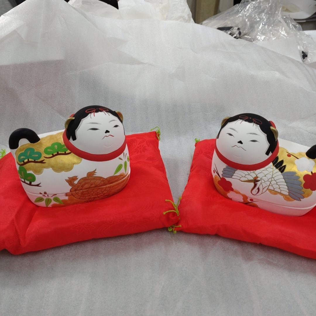 【雛蔵】犬筥（大）一対