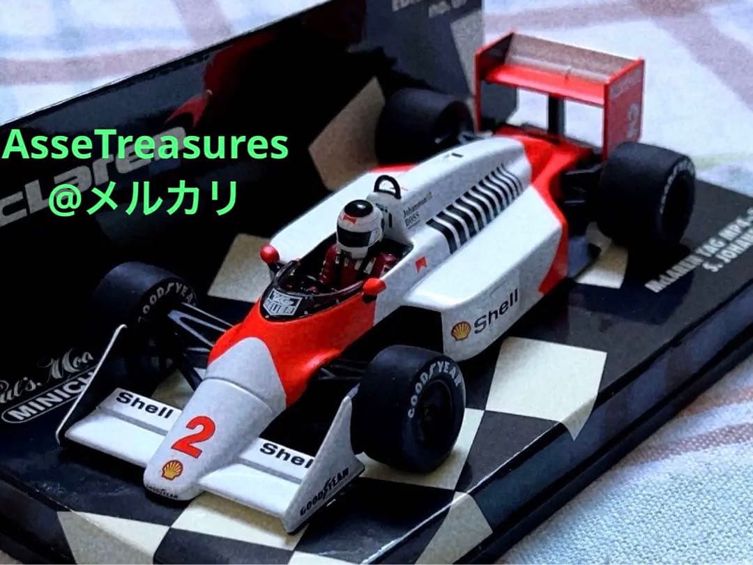 ミニチャンプス 1/43 マクラーレン・TAGポルシェ MP4/3 ヨハンソン