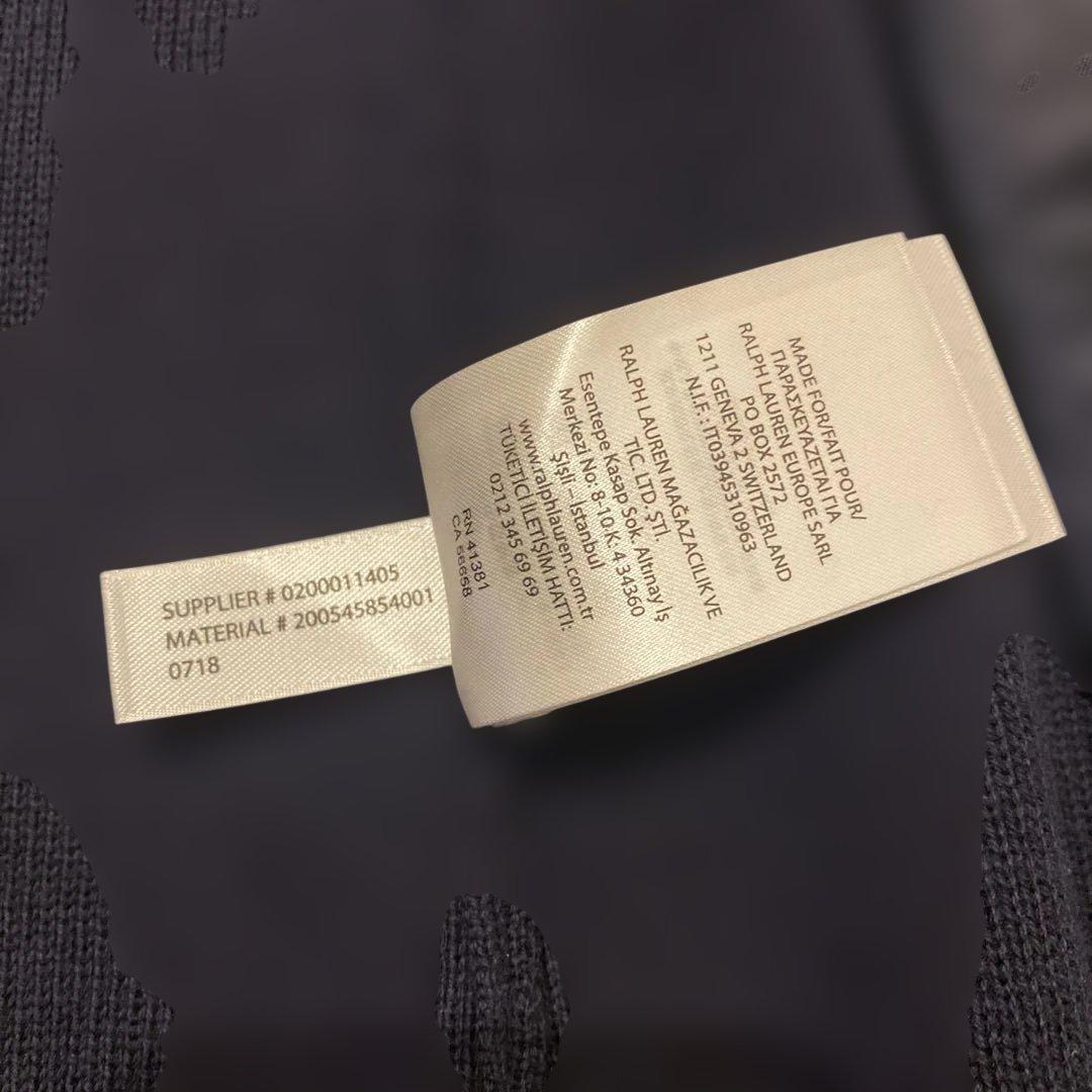 美品‼️必見‼️ラルフローレン！ニットジャケット！美シルエット！xxsサイズ