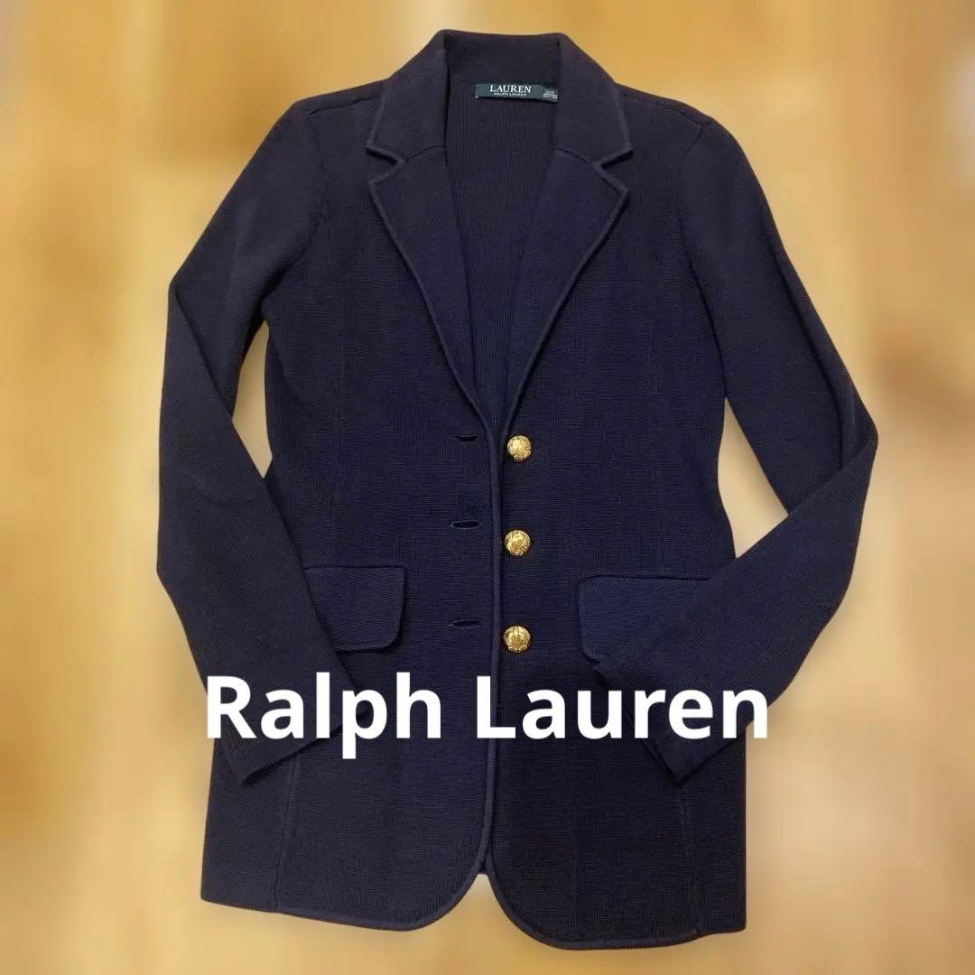 美品‼️必見‼️ラルフローレン！ニットジャケット！美シルエット！xxsサイズ