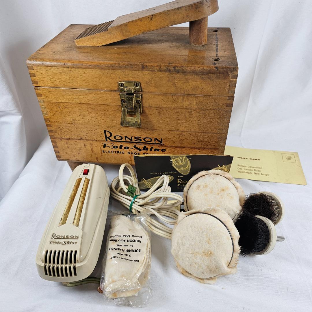 RONSON 靴磨きセット アンティーク 60s USA