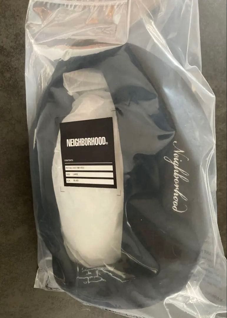 NEIGHBORHOOD BASQUE BERET 2024AW ブラック　L