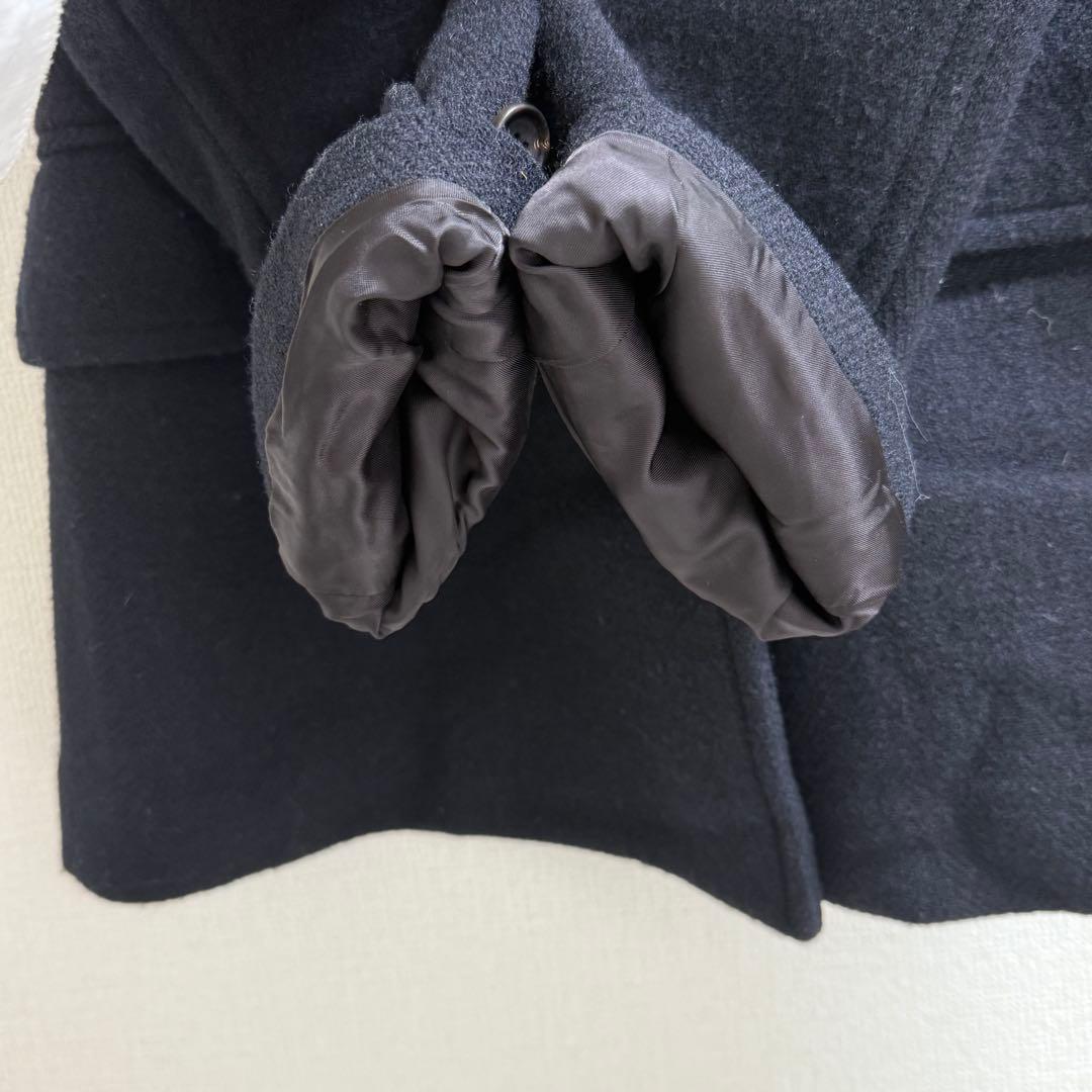 マーガレットハウエル Pコート ネイビー ウール ユニセックス