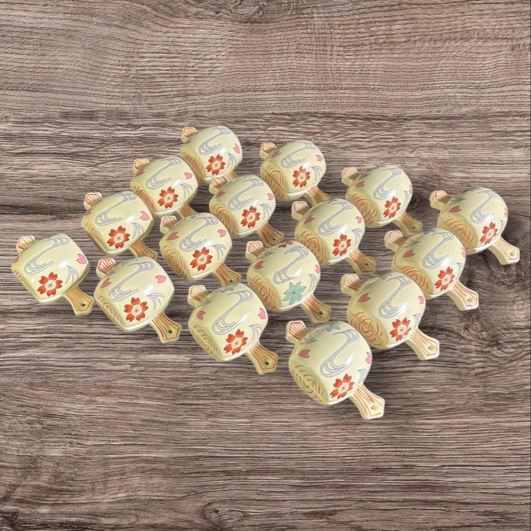 [16客セット] 打出の小槌 小鉢 紅葉 桜 色絵 豆鉢 蓋物 料亭 旅館 割烹