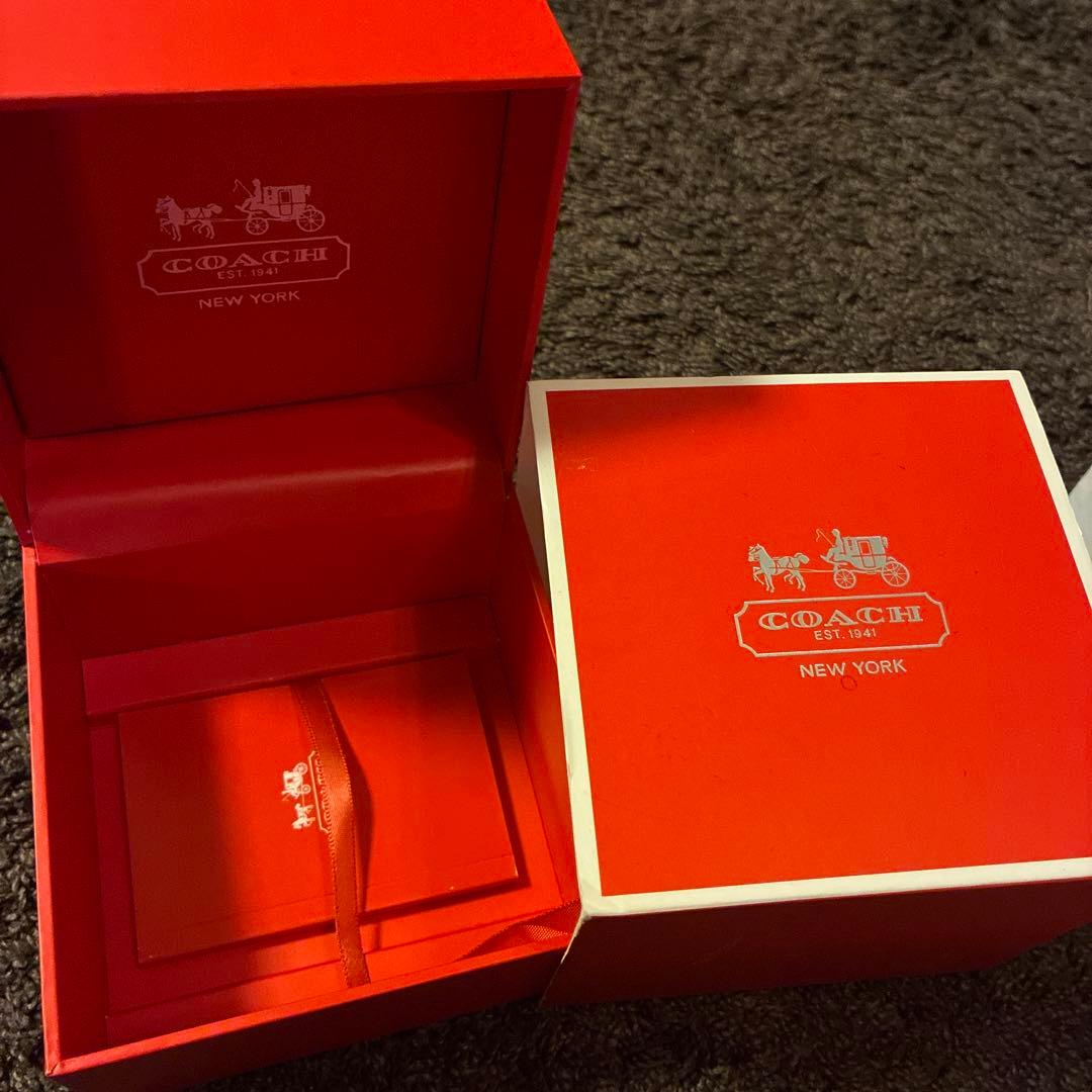 【新品電池】コーチ COACH 腕時計 レオパード柄 箱付き