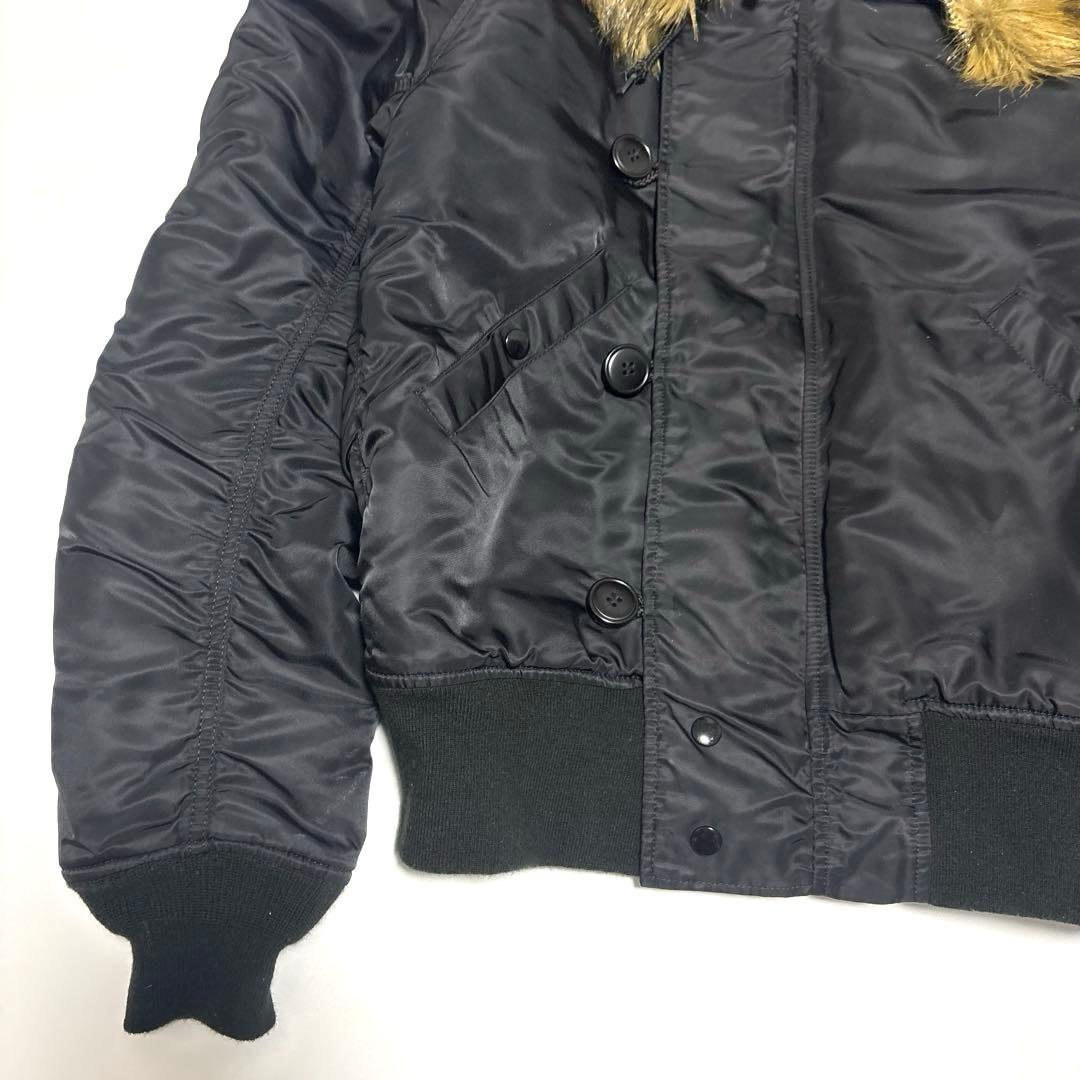 ✨美品✨ ALPHA アルファ N-2B フライトジャケット【L】ブラック