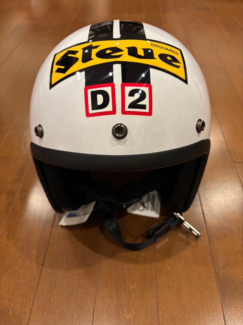 DSQUARED ジェットヘルメット ホワイト ディースクエアードデッドストック