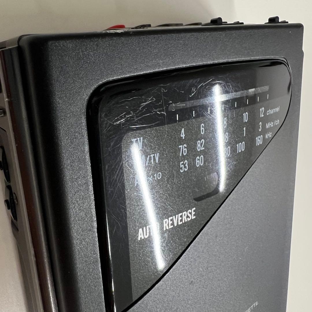 動作確認済【希少】AIWA HS-JL30 カセットレコーダー ラジオ レトロ