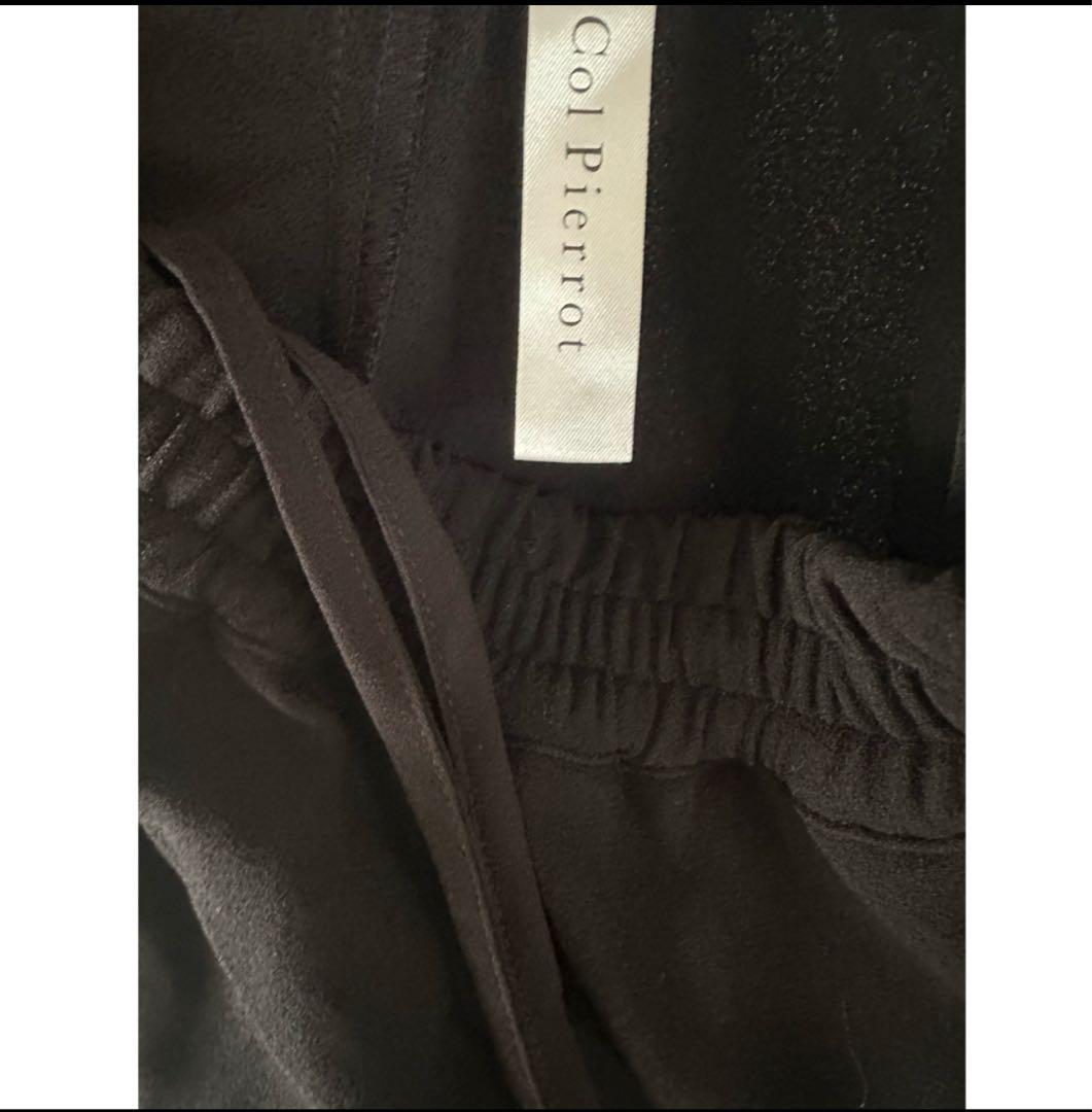 ドゥーズィエムクラス　コルピエロ　ジョーゼットスソリブパンツ　38