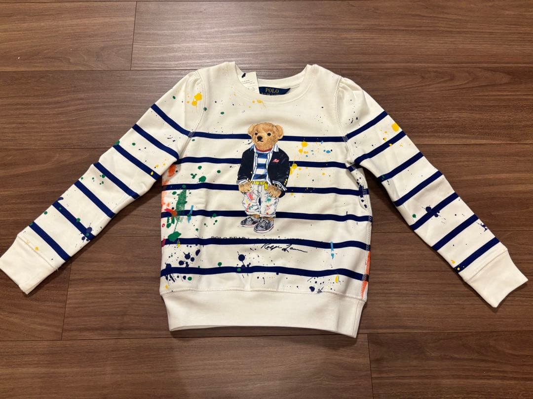 【新品未使用タグ付】ラルフローレン　ポロベア　トレーナー ラルフ120cm 6T