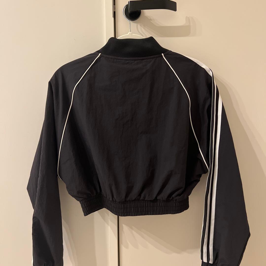 【即日発送】adidas クロップドジャケット S ブラック ショート丈