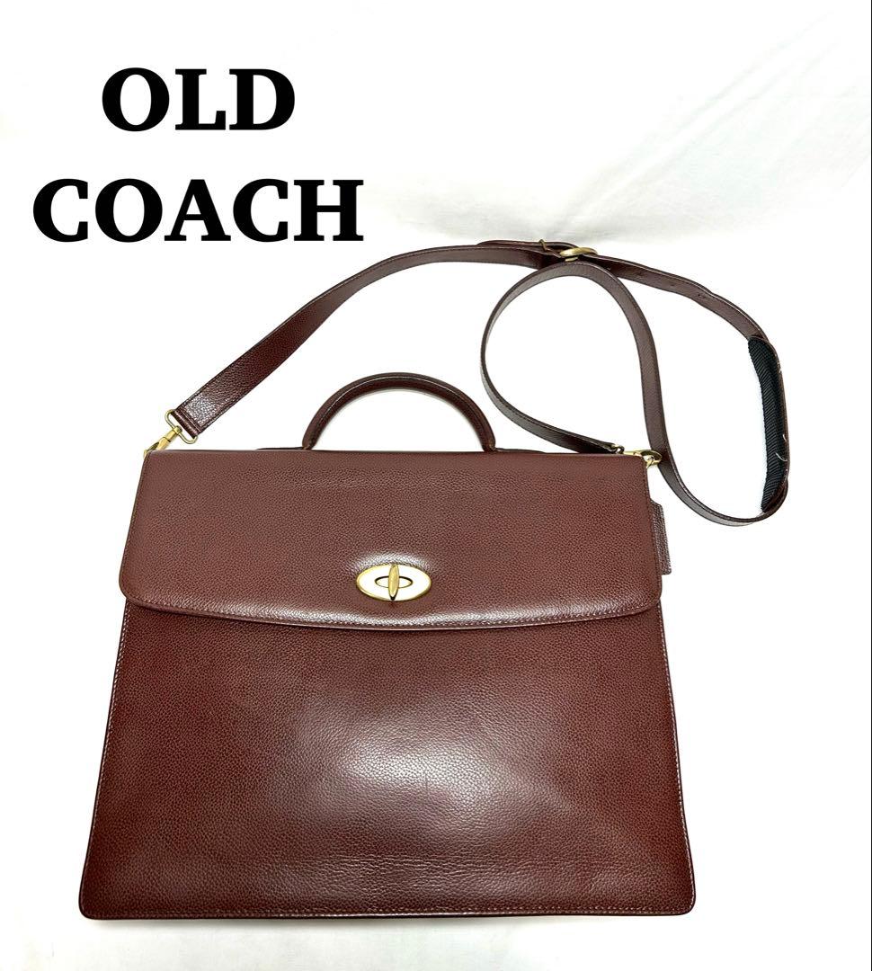 【希少】COACH オールドコーチ　ショルダーバッグ　ビジネス　A6E-4420