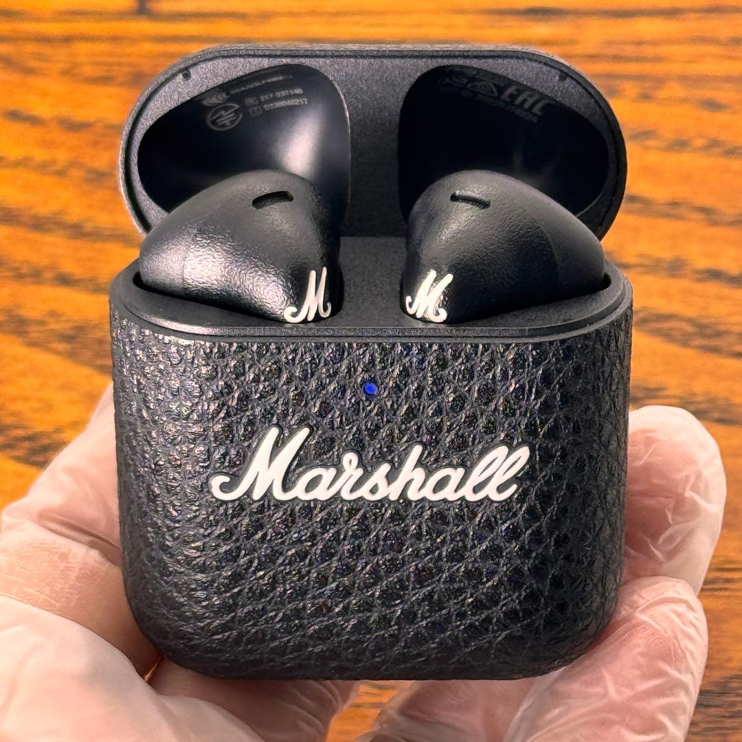Marshall MINOR IV 完全ワイヤレスイヤホン ブラック【美品】