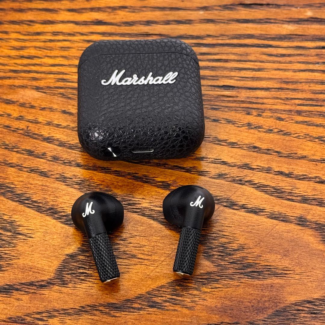 Marshall MINOR IV 完全ワイヤレスイヤホン ブラック【美品】