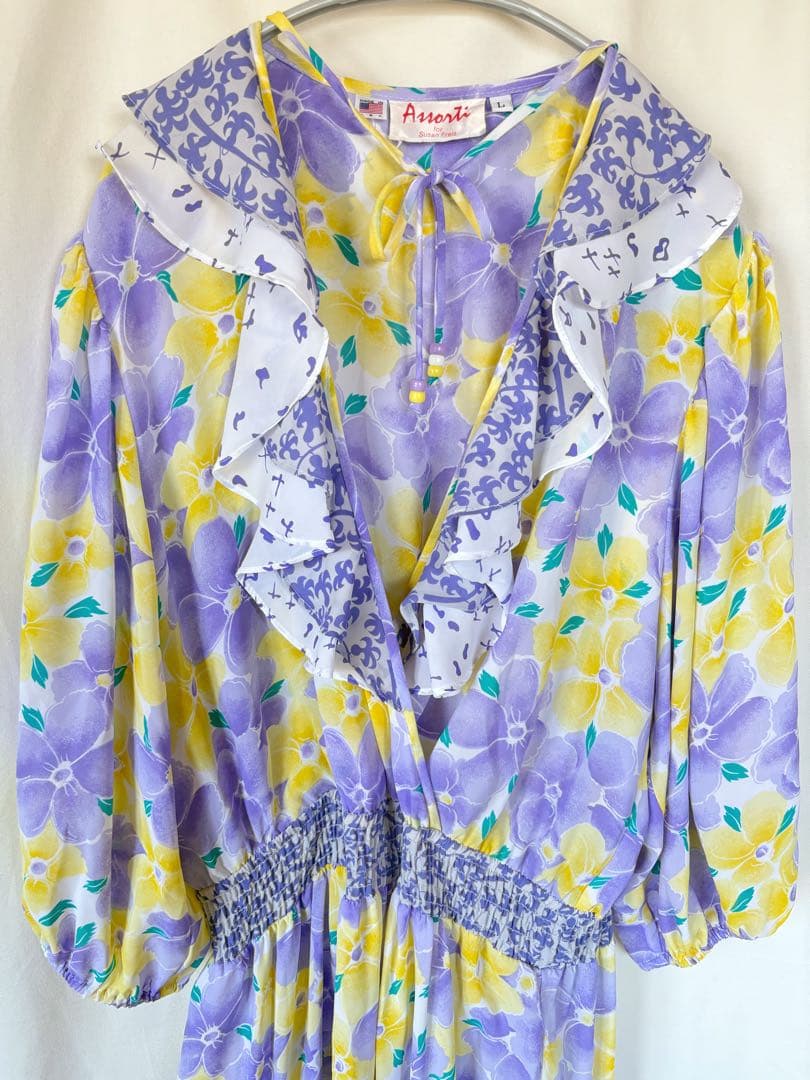 80s vintage susan freis ワンピース