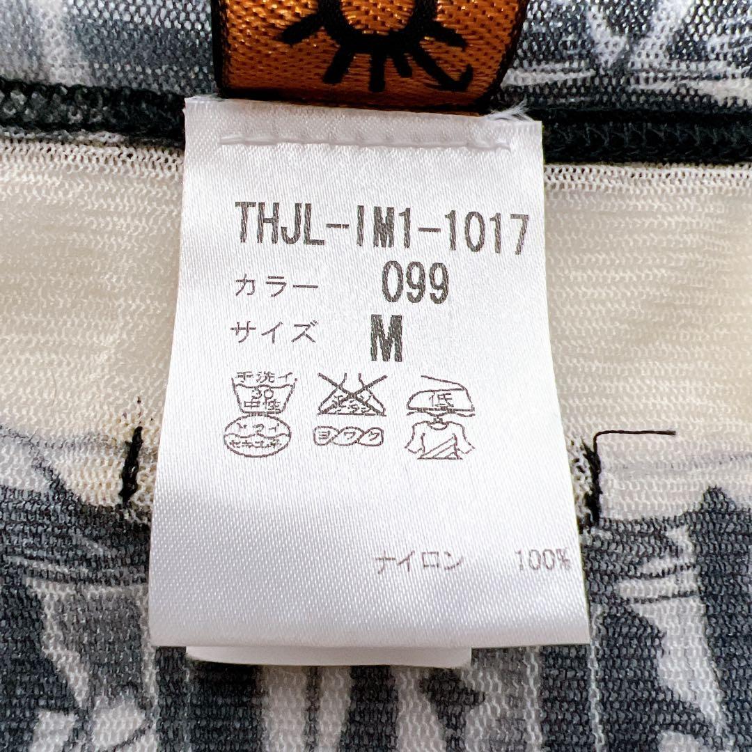 ジャンポールゴルチエ パワーネット セカンドスキン 薄手トップス 総柄 Mサイズ