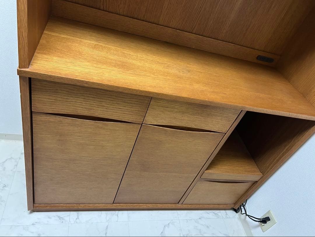 【※引越間近の為、即売希望】unico キッチンボード 食器棚 収納