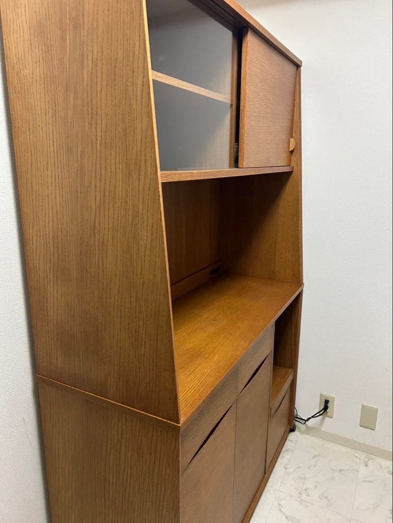 【※引越間近の為、即売希望】unico キッチンボード 食器棚 収納