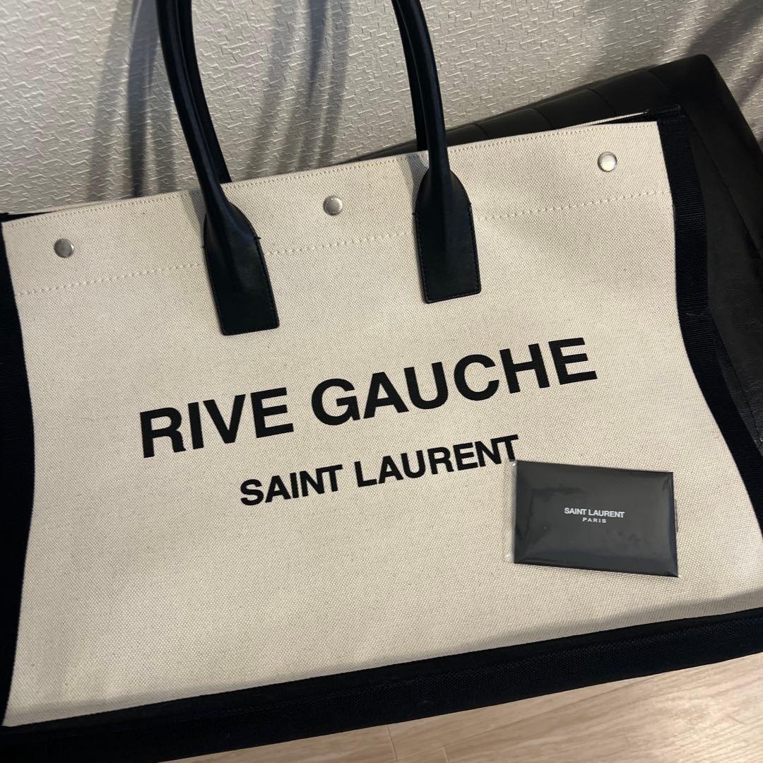 【掲載今週まで】サンローラン　リヴゴーシュ　トートバッグ　パリ購入
