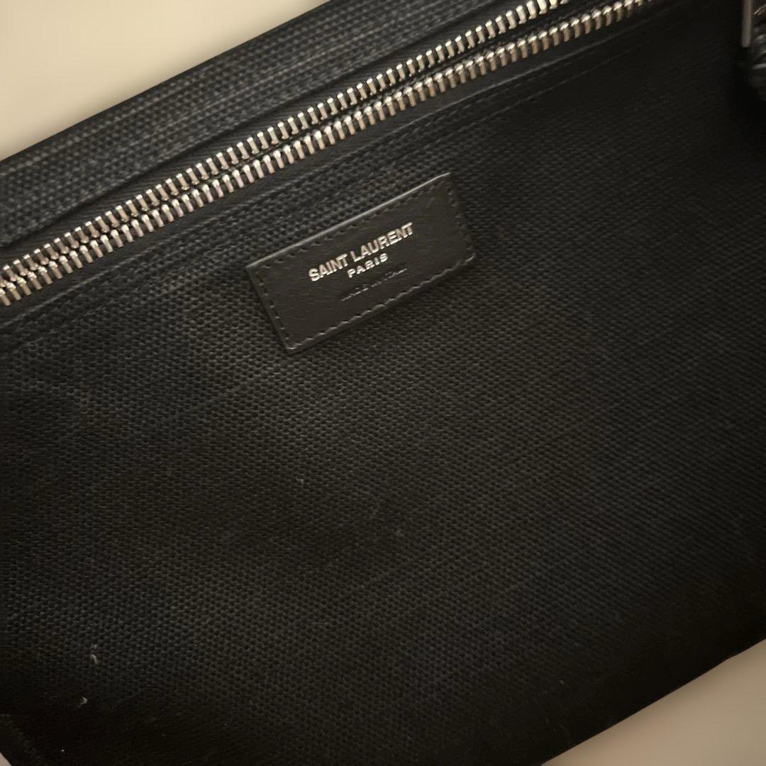 【掲載今週まで】サンローラン　リヴゴーシュ　トートバッグ　パリ購入