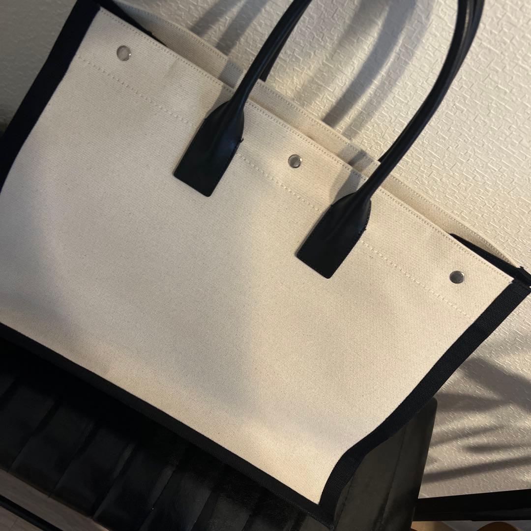 【掲載今週まで】サンローラン　リヴゴーシュ　トートバッグ　パリ購入