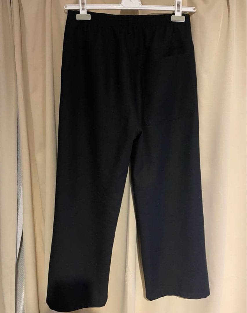 Maison Margiela ウール ワイドスラックス ブラック