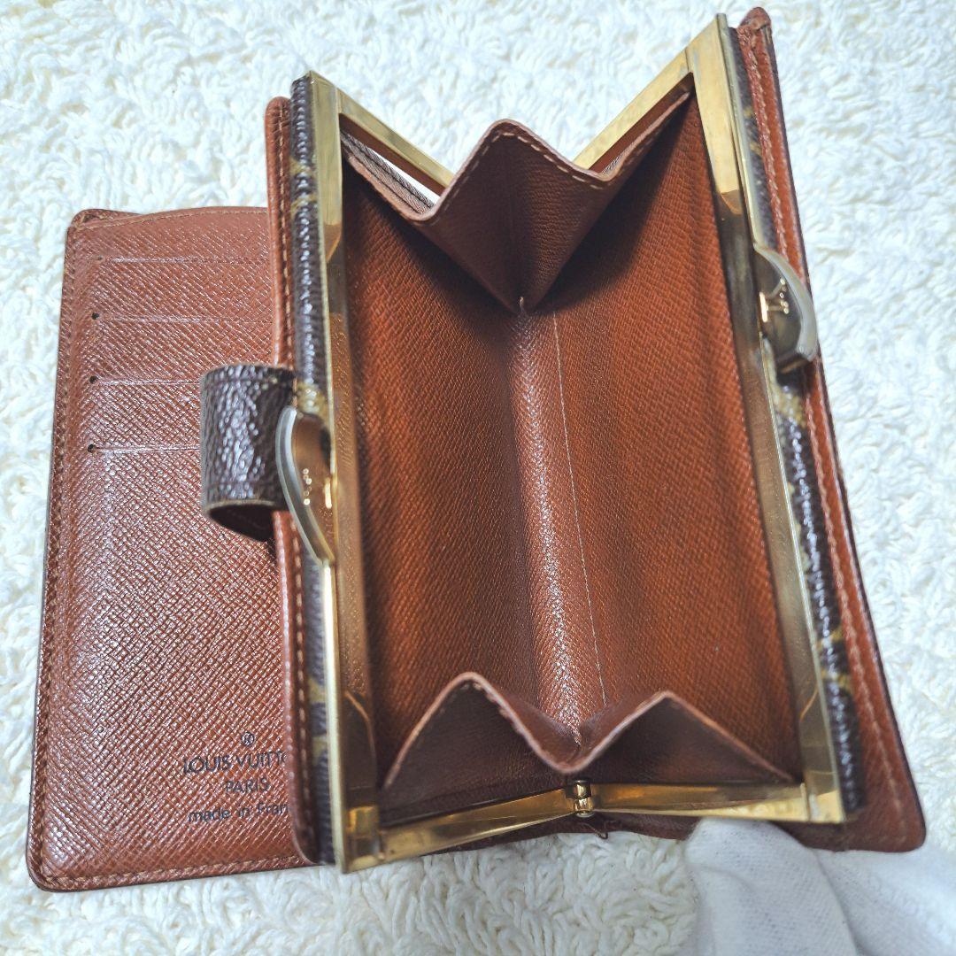 LOUIS VUITTON モノグラム折り財布コンパクトウォレットがま口財布