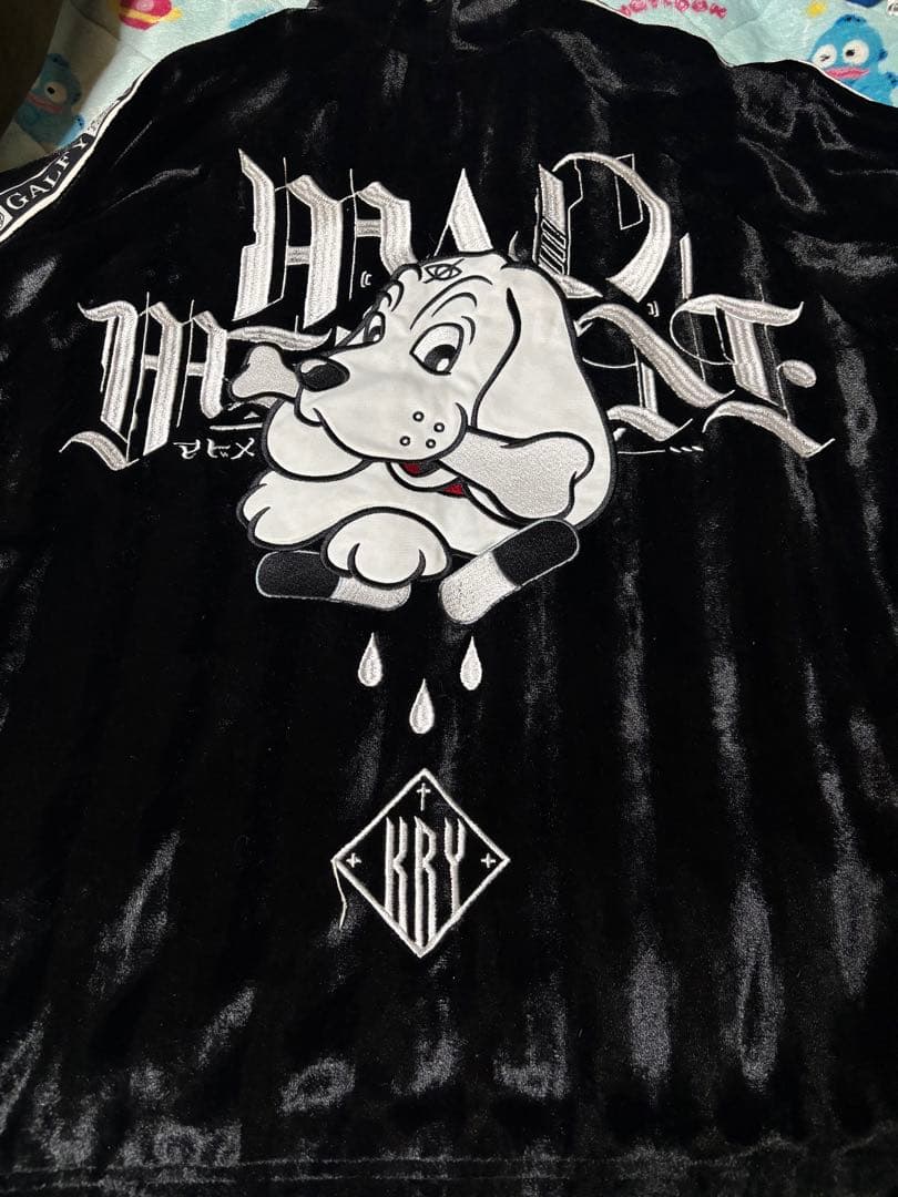 ガルフィー ×KRY マドメド ベロアジャケット