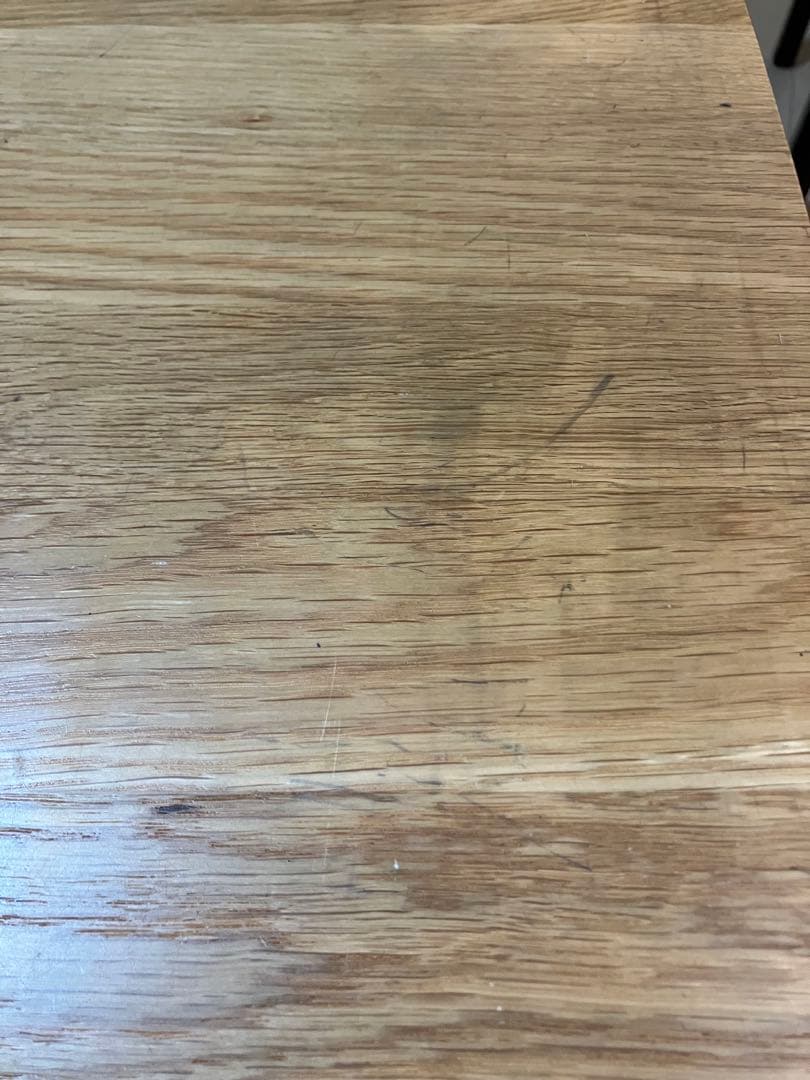 く*き様 無印良品 木製デスク 無垢材　オーク材　机　(袖机は別売りです）　シン