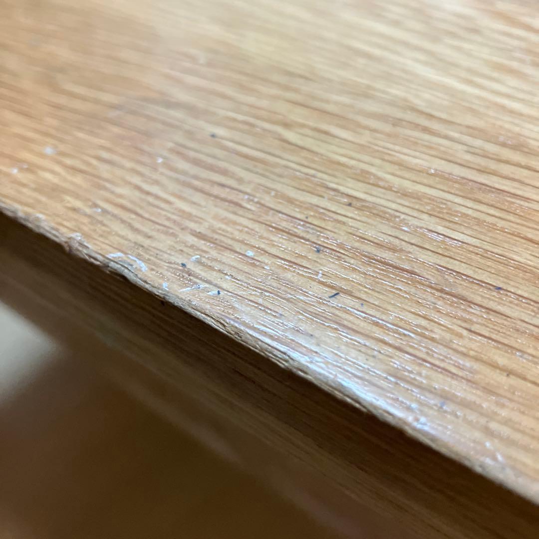 く*き様 無印良品 木製デスク 無垢材　オーク材　机　(袖机は別売りです）　シン