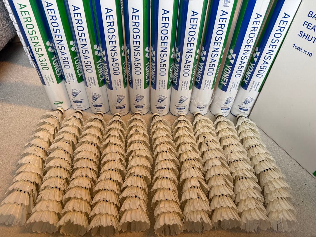 ヨネックス エアロセンサ 中古シャトル 120球