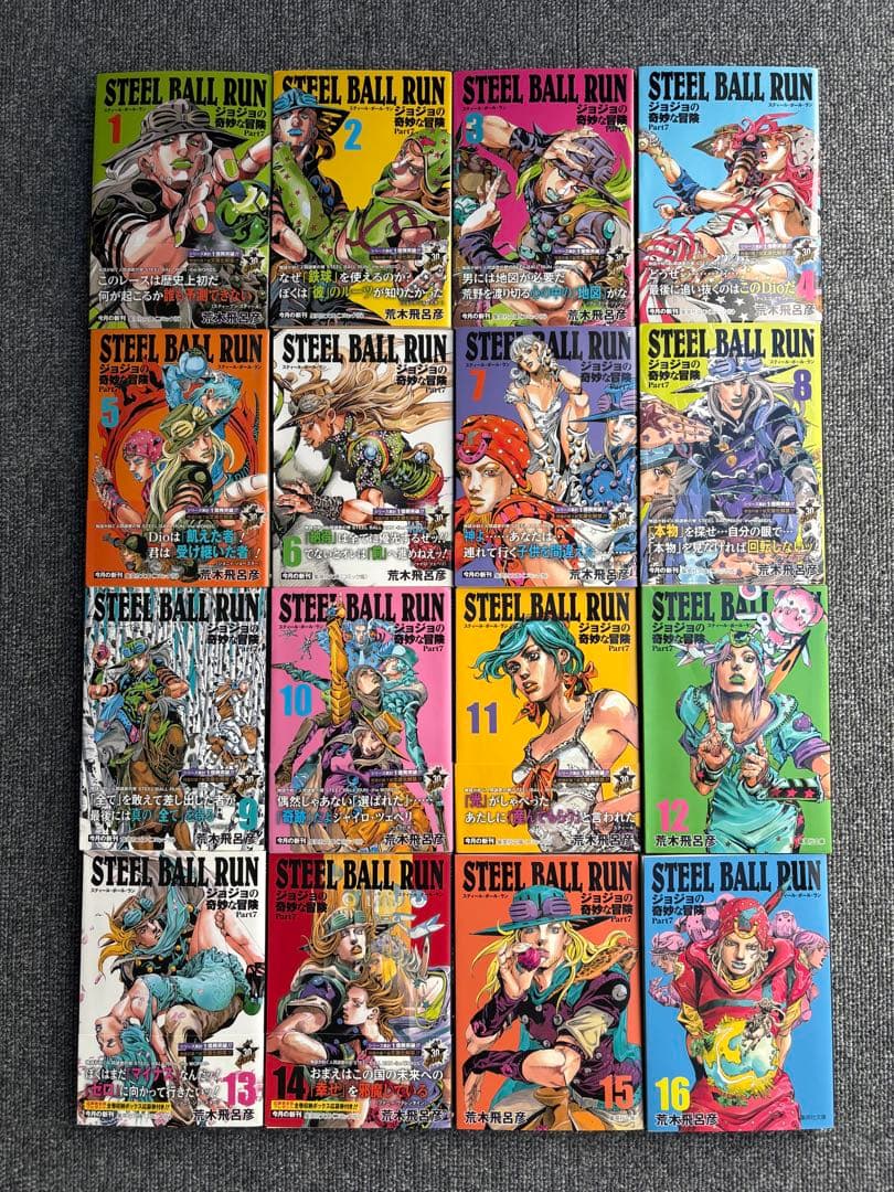 ジョジョの奇妙な冒険 Part 7 STEEL BALL RUN 全巻文庫版