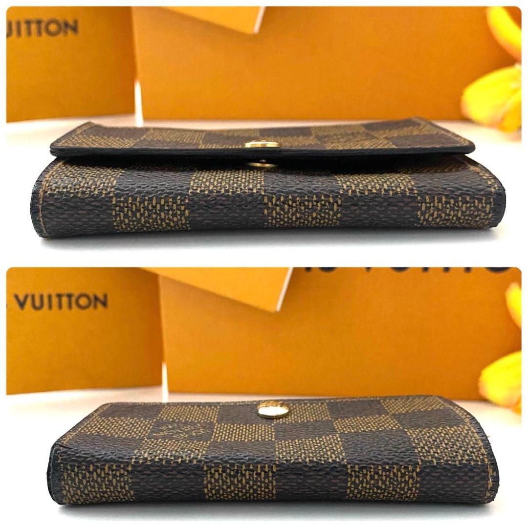 ルイ ヴィトン◎ミュルティクレ6 ダミエ エベヌ キーケース ブラウン ゴールド