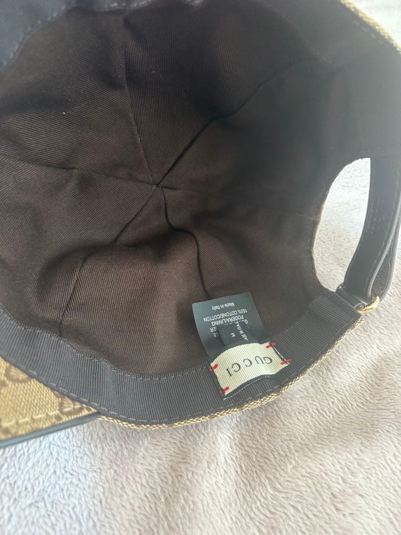 GUCCI GGキャンバス ベースボールキャップ