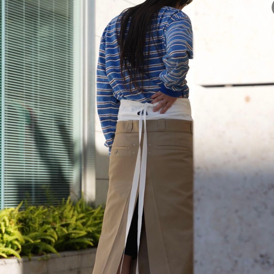 ＜6(ROKU)＞コットン ボーダー ロングスリーブTシャツ 25SS