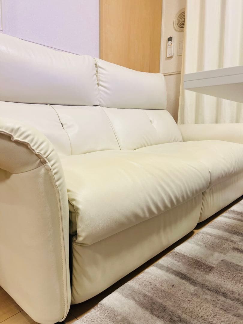 ニトリ 2人掛け電動リクライニングソファー