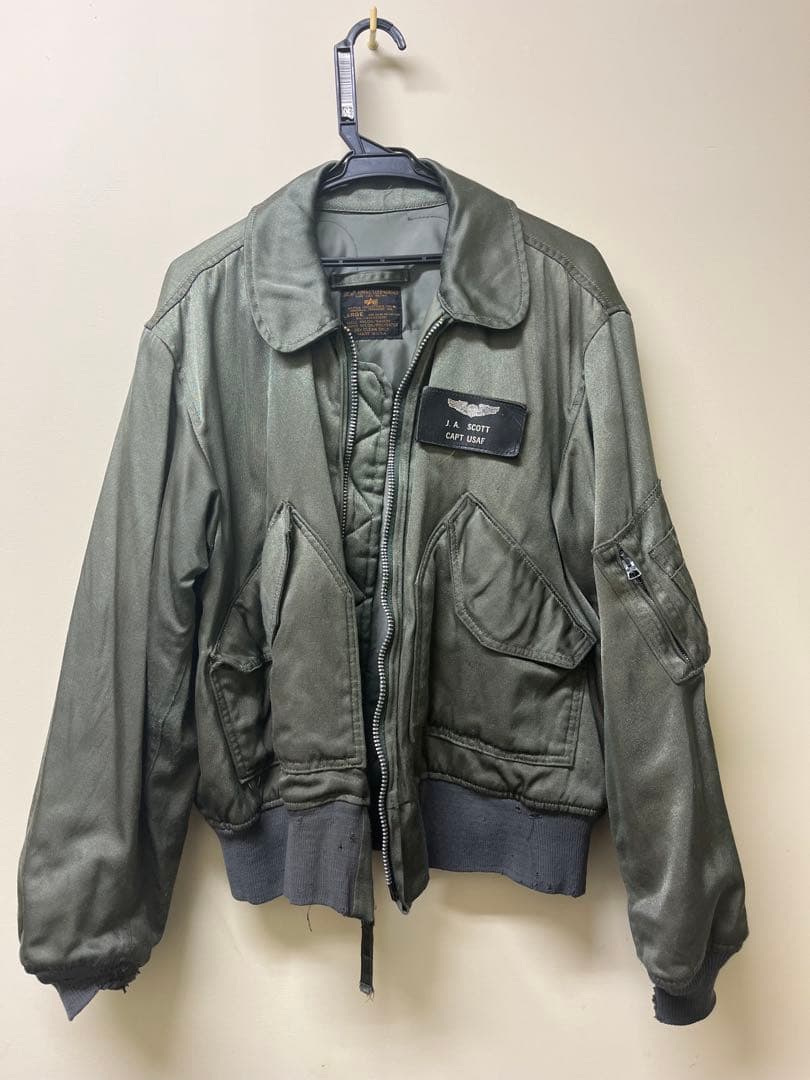 【USA製】alpha アルファ CWU-45MP ミリタリーフライトジャケット