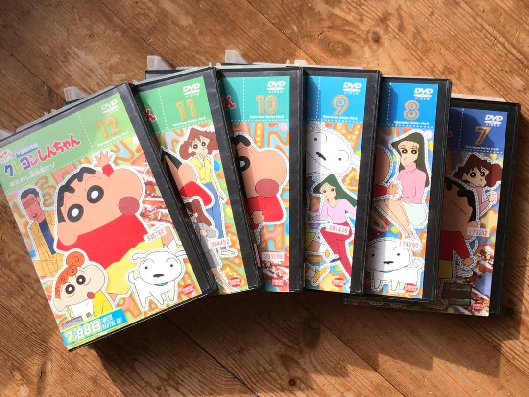 クレヨンしんちゃんテレビ傑作選第10期、第8期シリーズDVD 計36本