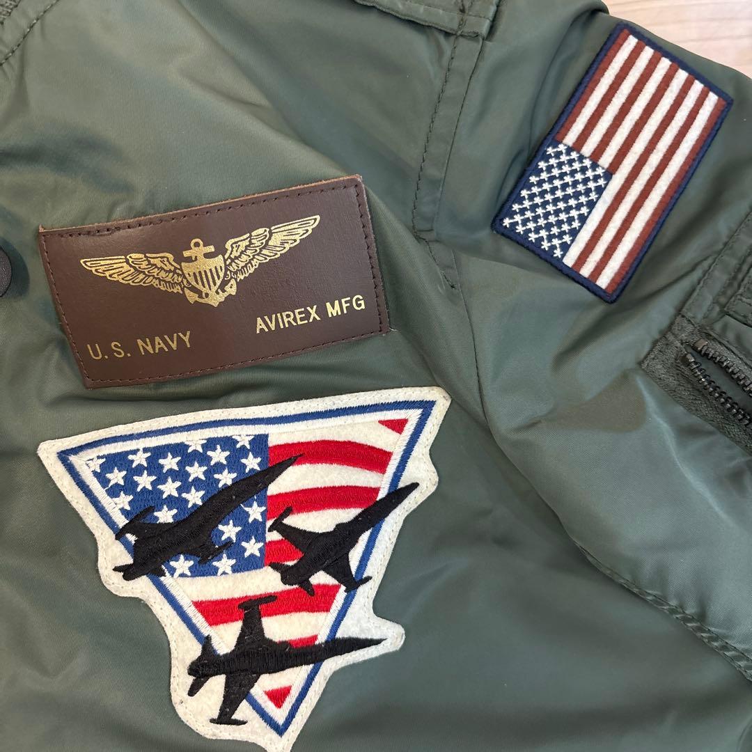 【激レア】L-2B フライトジャケット BLUE ANGELS AVIREX