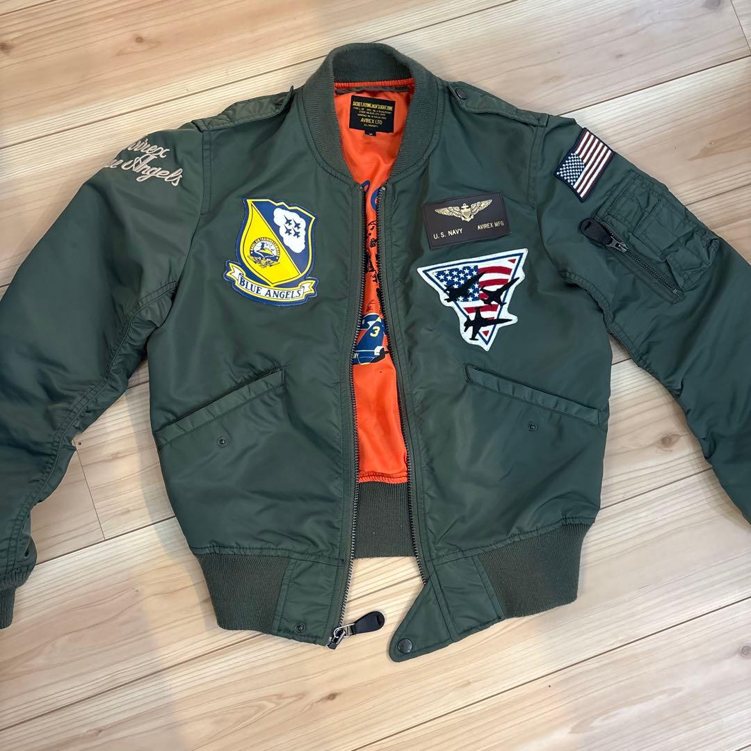 【激レア】L-2B フライトジャケット BLUE ANGELS AVIREX